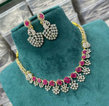 AD Stones Necklace - Nakshatra Jewels
