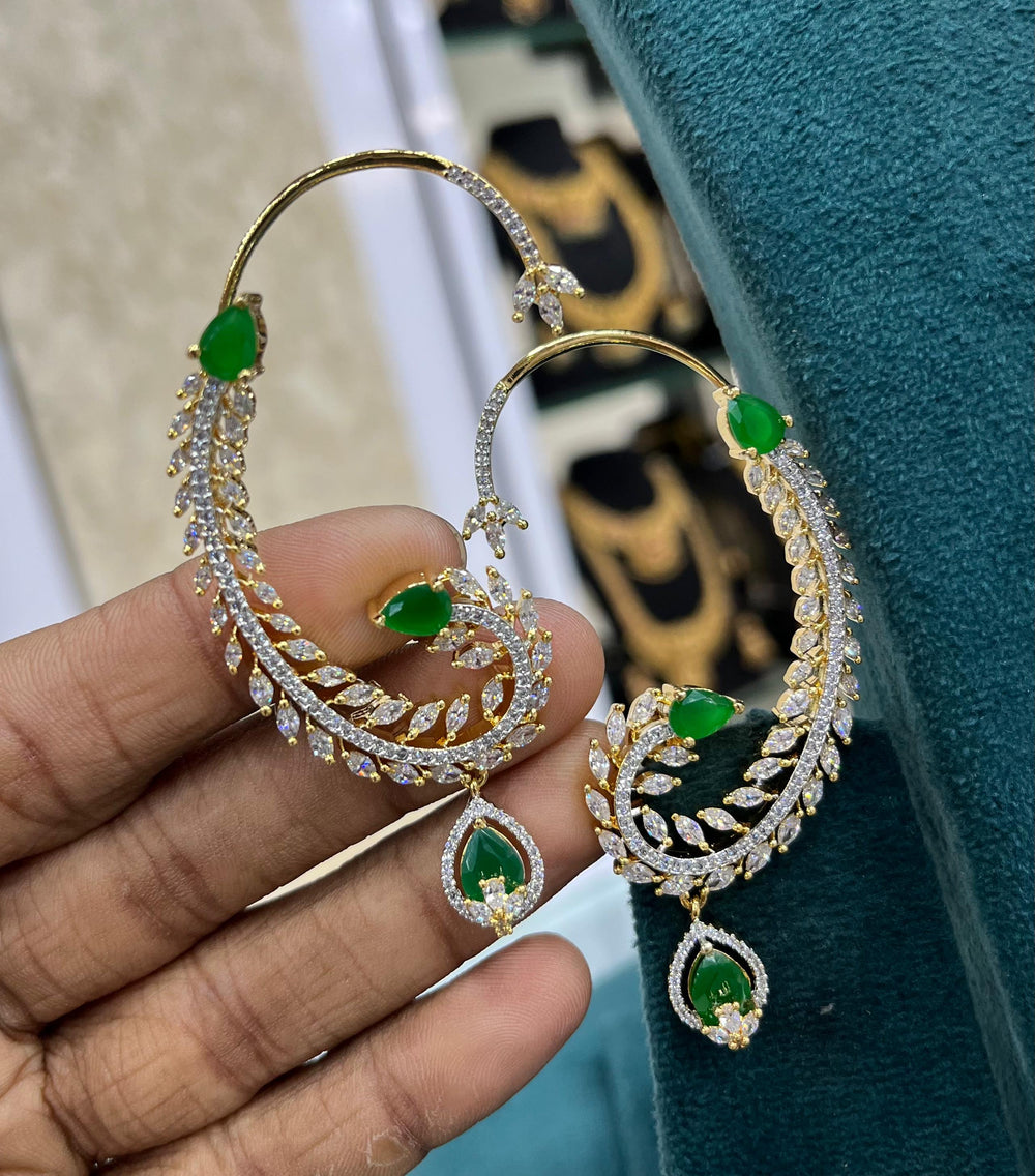 AD Stone Bridal Earcuffs