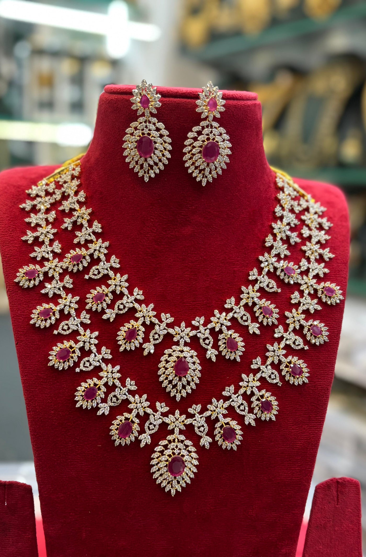 American Diamond Stones Bridal Layer Mid Haram