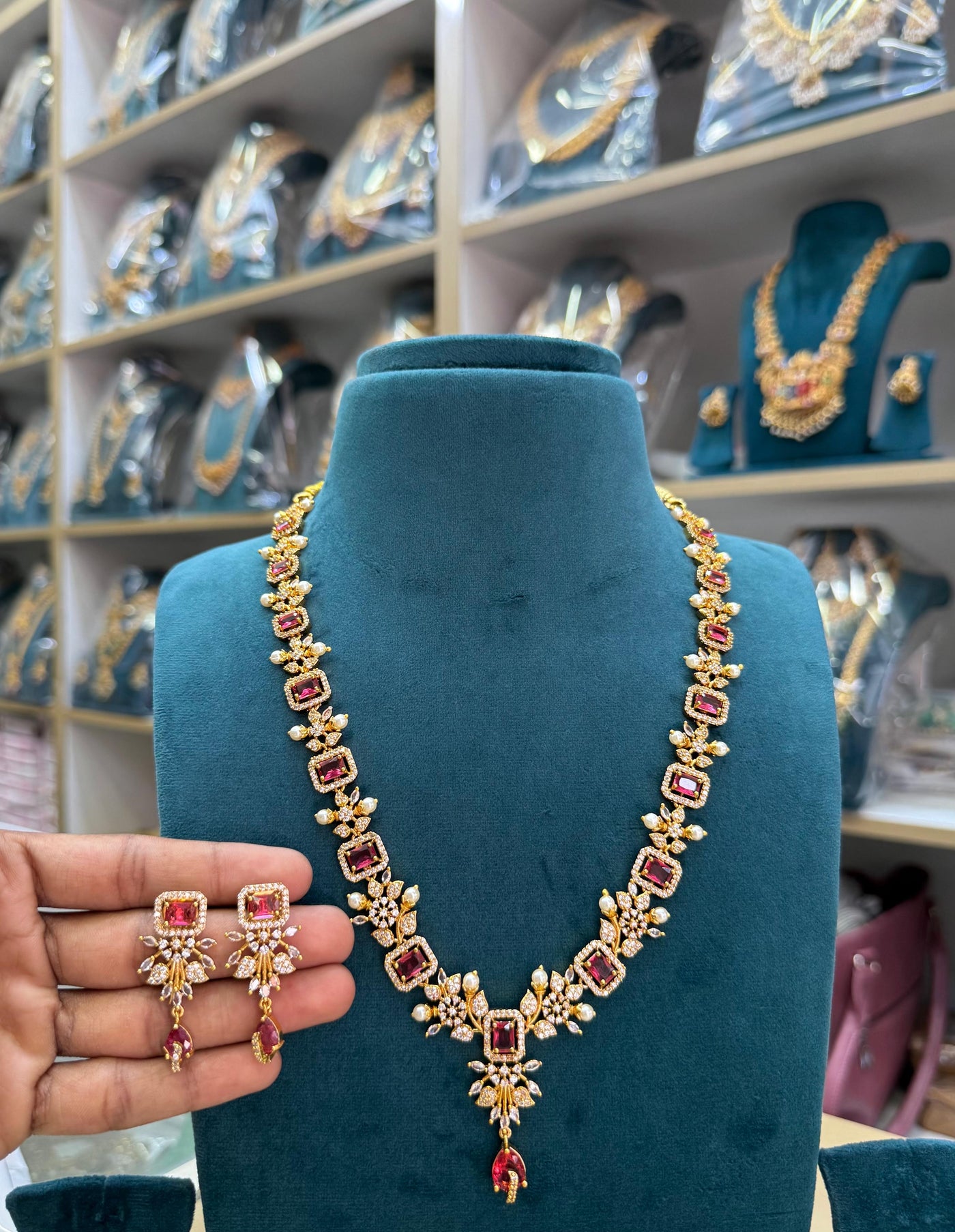 AD Stones Necklace