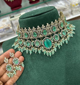 Victorian Polish with AD Stones Bridal Choker