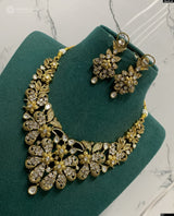 Victorian Polish AD Stones Necklace