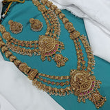 Nakshi Work with AD Stones Bridal Combo