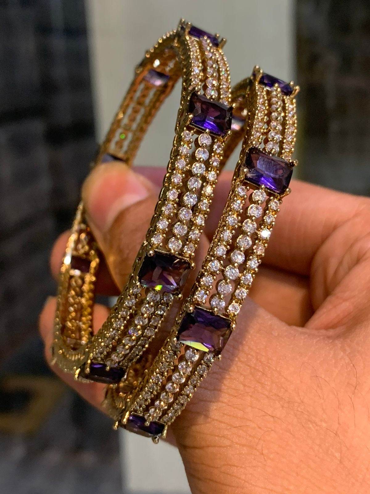 Victorian Polish AD Stone Bangles