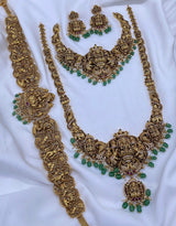 Nakshi Work with AD Stones Bridal Combo Set