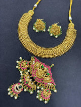Jaadu Kundan Stones Bridal 2 in 1 Neckset