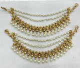 Premium Matt with Kempu Stone Ear Chains