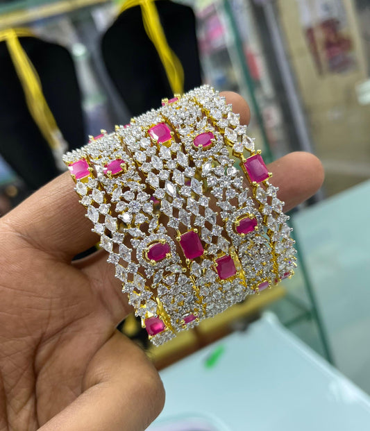 AD Stone Bangles