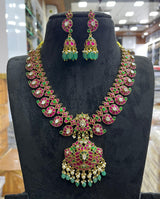 Jaadu Kundan Stones Bridal Necklace