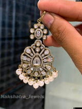 Moissanite Stones Tikka - Nakshatra Jewels