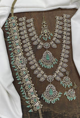 Victorian Polish with AD Stones Combo Set - Nakshatra Jewels