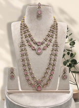 Victorian Polish with AD Stones Layer combo set - Nakshatra Jewels