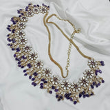 Moissanite Stones Bridal Hip Chain - Nakshatra Jewels