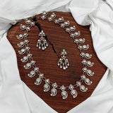 Moissanite Stones Bridal Haram - Nakshatra Jewels