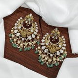Mossianite Stones Bridal Earrings - Nakshatra Jewels