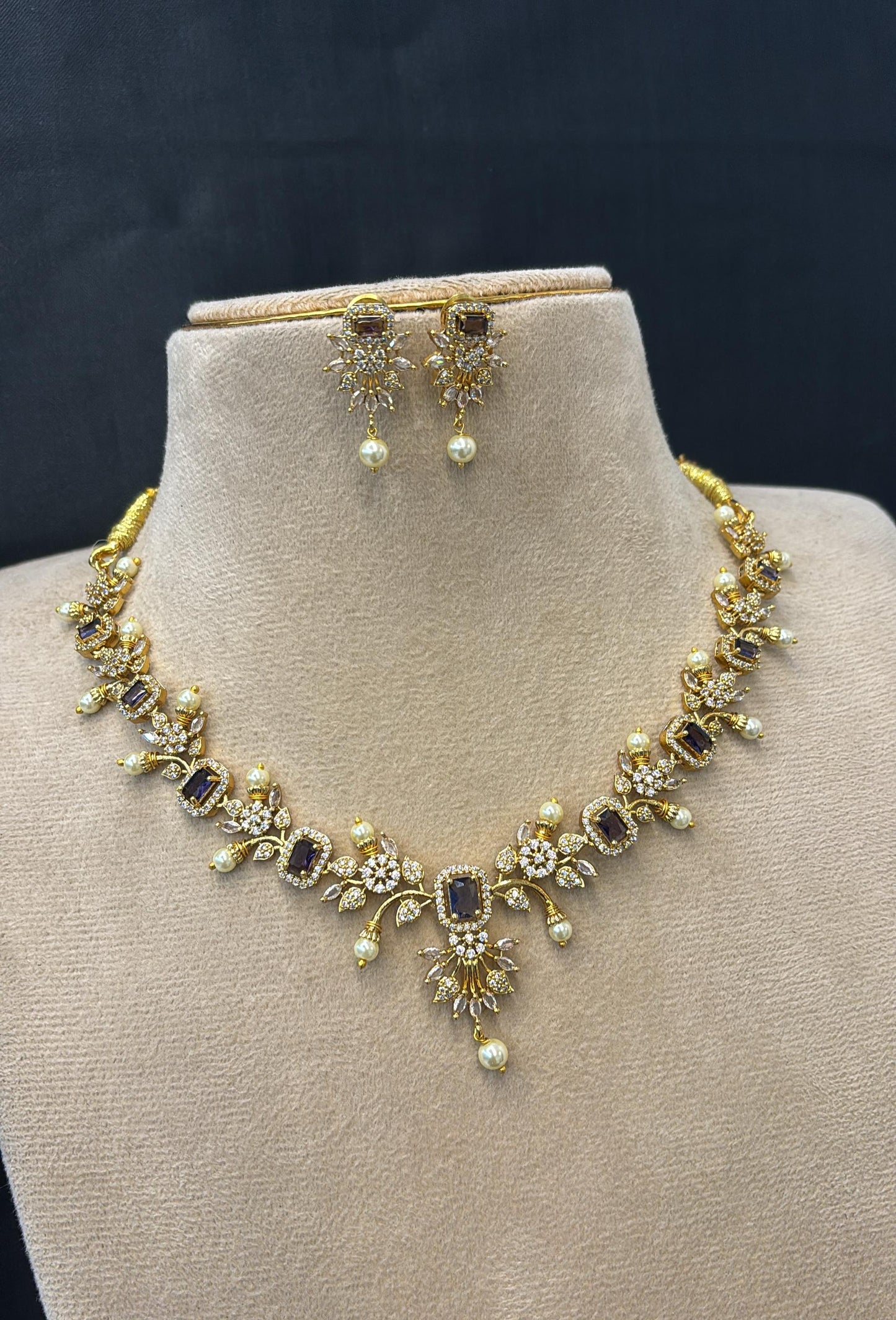 AD Stones Necklace