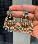 Mossianite Stones Bridal Earrings - Nakshatra Jewels