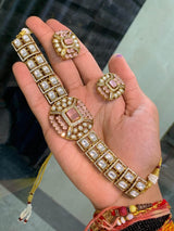 Moissanite & AD Stones Choker - Nakshatra Jewels