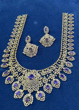 American Diamond Stones Bridal Haram