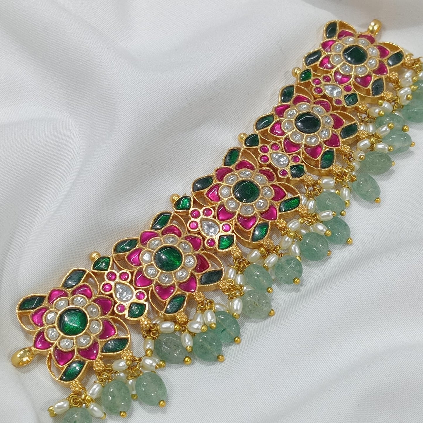 Jadau Kundan Stones Bridal Choker