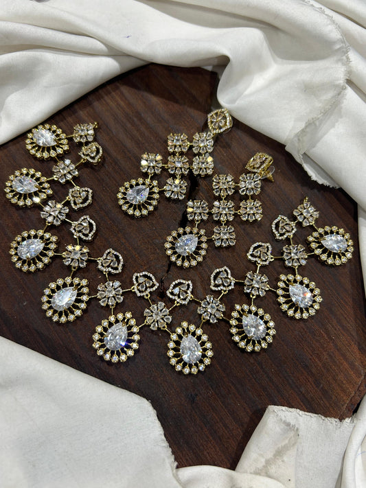 American Diamond Stones Necklace