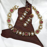 Mossianite & AD Stones Necklace - Nakshatra Jewels
