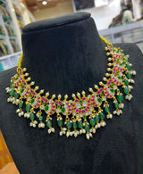 Jaadu Kundan Stones Bridal Neckset
