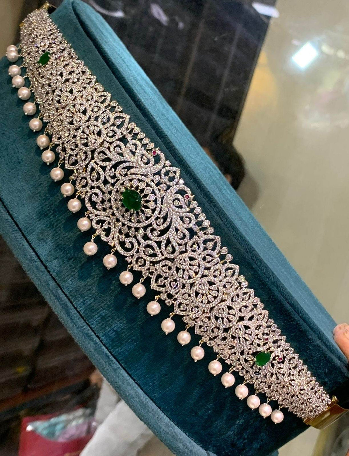 American Diamond Stones Bridal Hip Belt