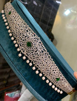 American Diamond Stones Bridal Hip Belt - Nakshatra Jewels