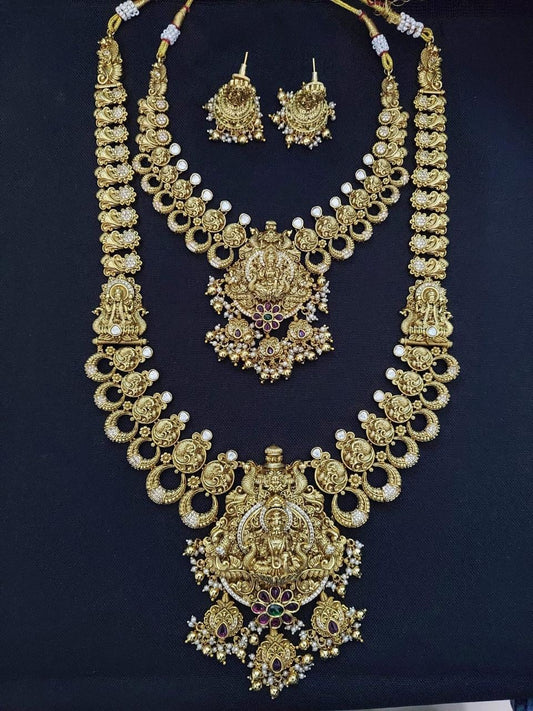 Nakshi Work with AD Stones Bridal Combo