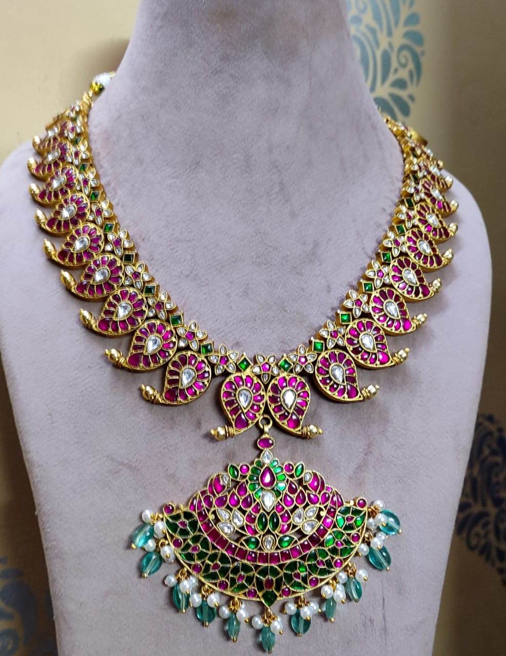 Jaadu Kundan Stones Bridal Mango Haram