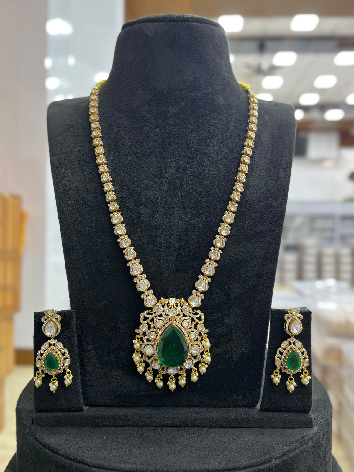 Mossianite with AD Stones Haram