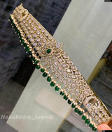 Victorian Polish AD Stones Bridal Hip Belt - Nakshatra Jewels