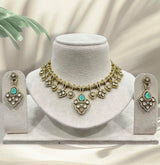 Victorian Polish AD Stones Necklace