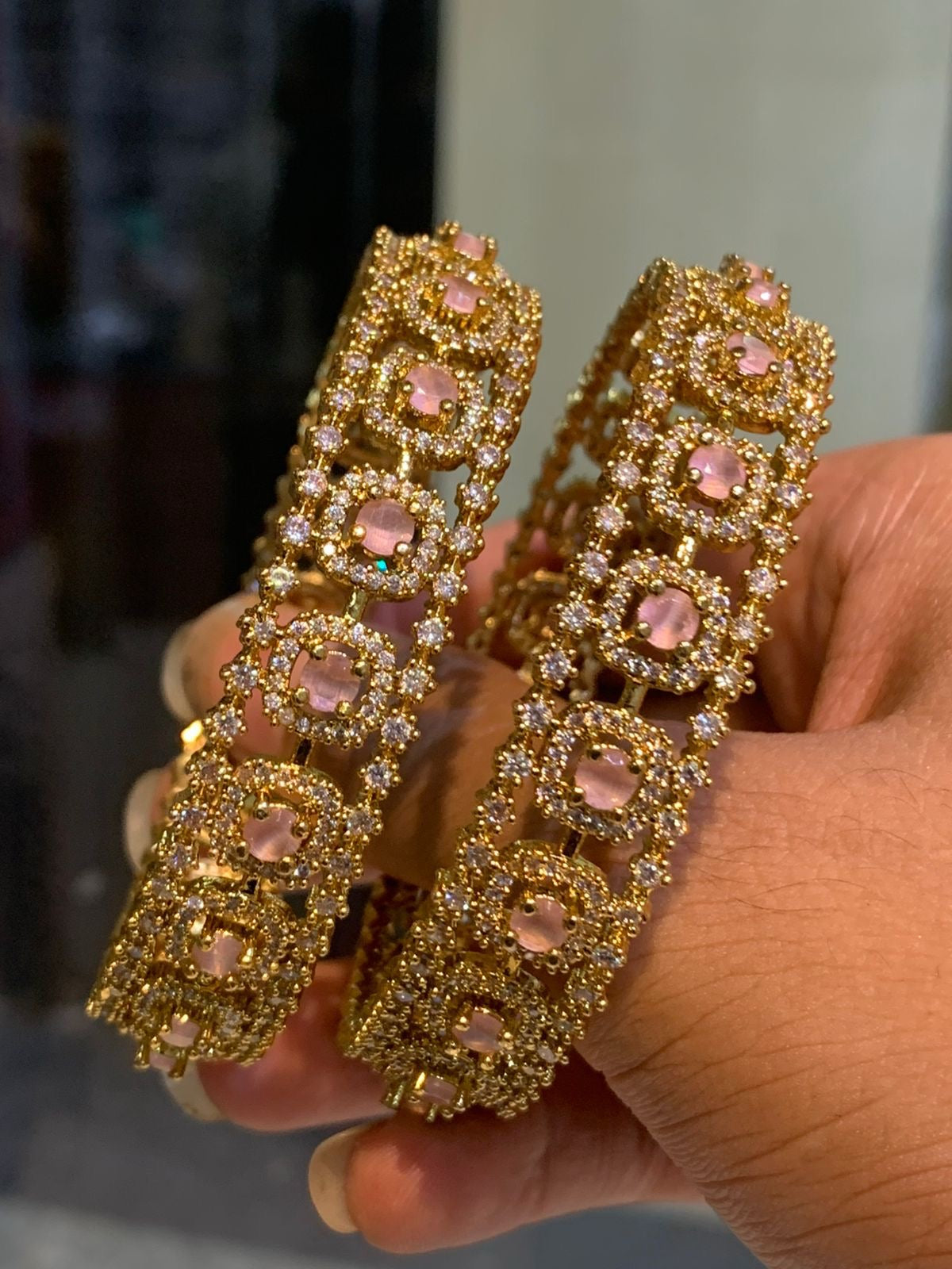 Victorian Polish AD Stone Bangles