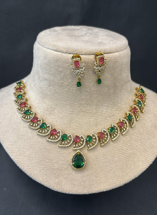 AD Stones Necklace
