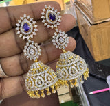 AD Stones Bridal Earrings