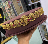 Nagasi work with Kundan Stones Bridal Hip Chain - Nakshatra Jewels