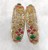 Premium Matt with AD Stone & Coral beads Bangles - Nakshatra Jewels