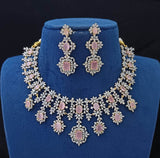 American Diamond Stone Necklace - Nakshatra Jewels