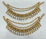 Premium Matt with Kempu Stone Ear Chains
