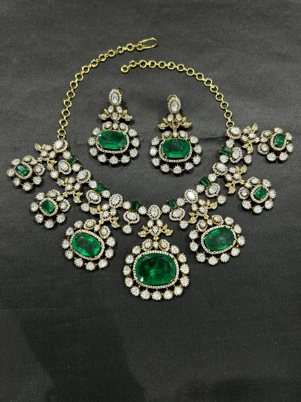 Moissanite Stones Bridal Necklace