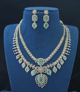 American Diamond Stone Necklace - Nakshatra Jewels