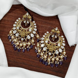 Mossianite Stones Bridal Earrings - Nakshatra Jewels
