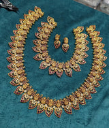 Nakshi Work with Kempu Stones Bridal Combo