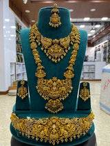 Nakshi Work with AD Stones Bridal Combo