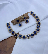 Victorian Polish AD Stones Necklace - Nakshatra Jewels