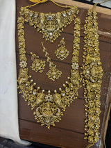 Nakshi Work with AD Stones Bridal Combo Set