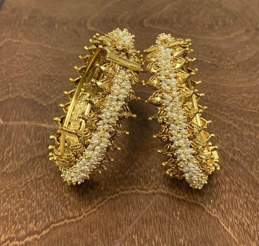 Nagasi work with Designer Bangles - Nakshatra Jewels