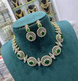 American Diamond Stones Necklace - Nakshatra Jewels